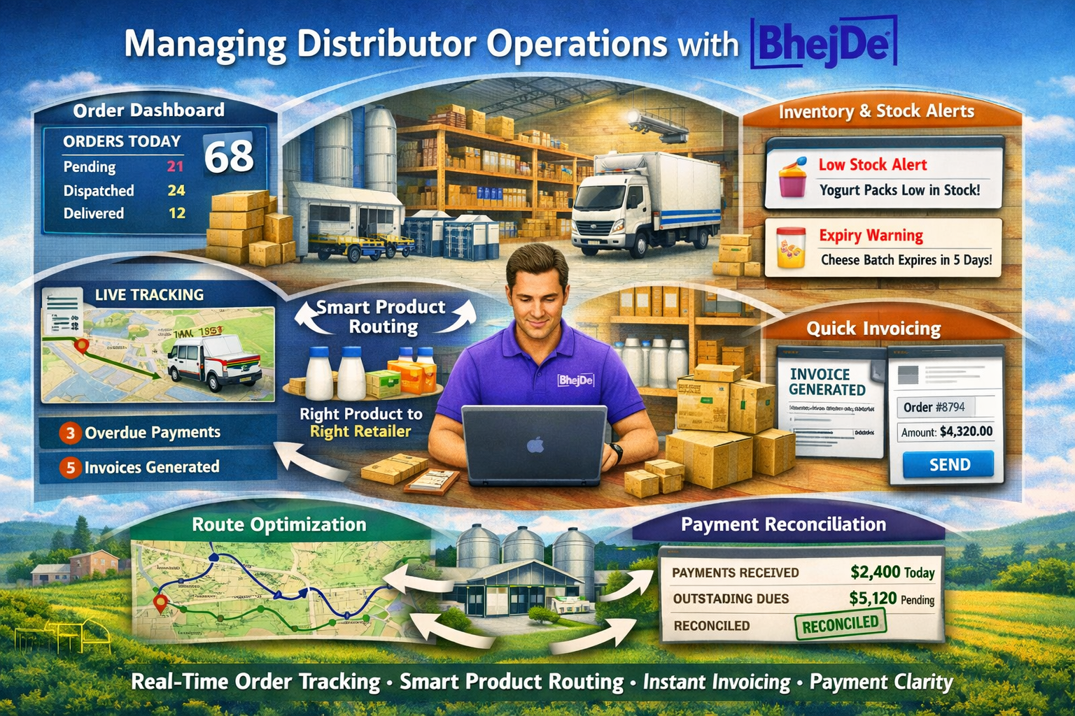 How BhejDe™ Empowers Distributors: Smarter Operations, Higher Sales