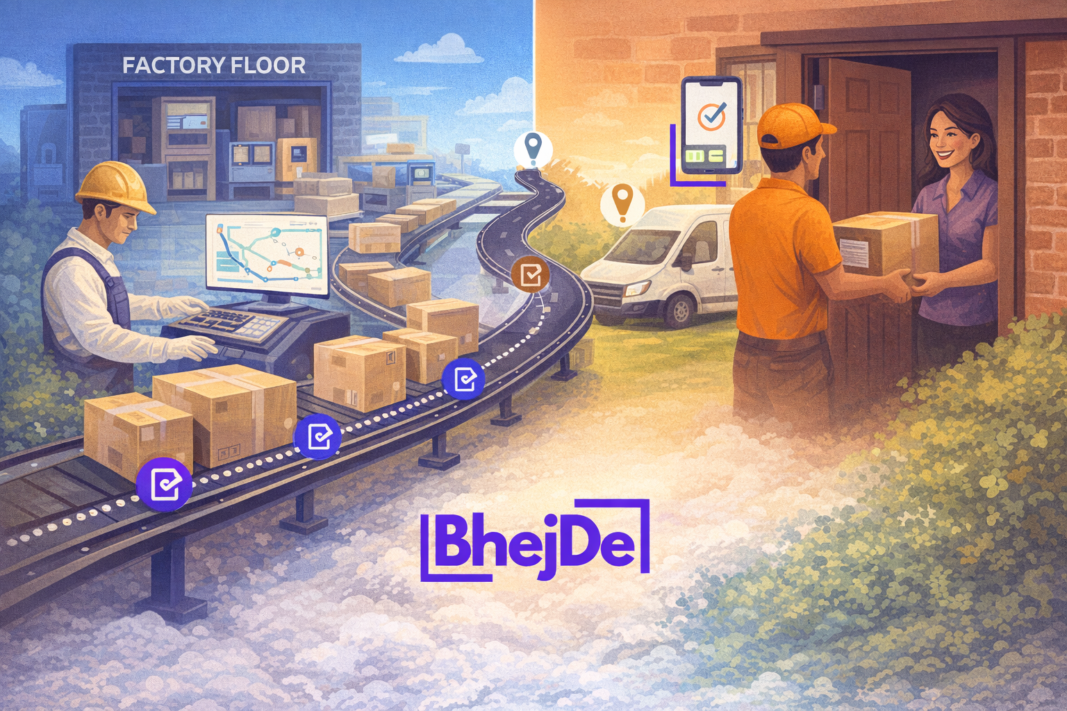 From Factory Floor to Front Door: How BhejDe™ Connects Production to Delivery