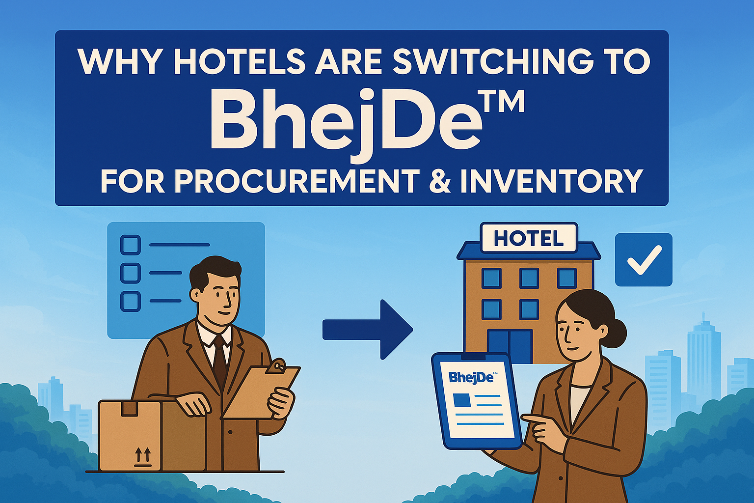 Why Hotels Are Switching to BhejDe™ for Procurement & Inventory